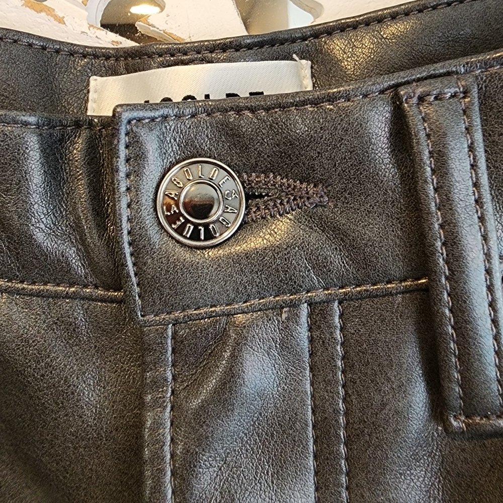 AGOLDE NOLAN PANTS IN SMOKE COLOR NWT WIDE LEG SIZE 24 RETAIL $328 - Picture 13 of 15
